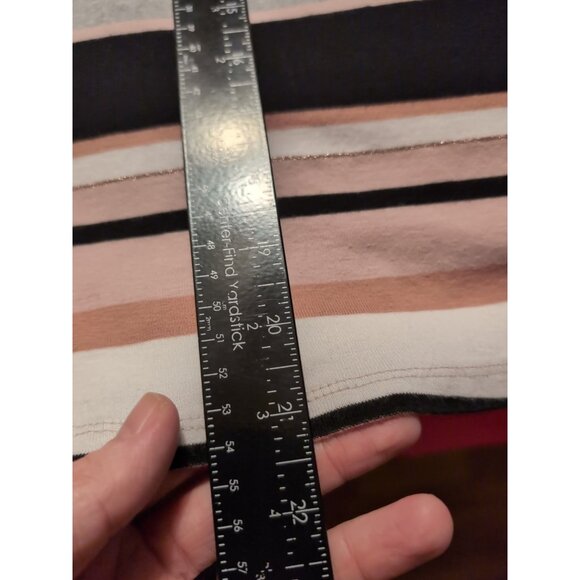 Charter Club Multicolor Striped 3/4 Sleeve Blouse Size M - Picture 7 of 7